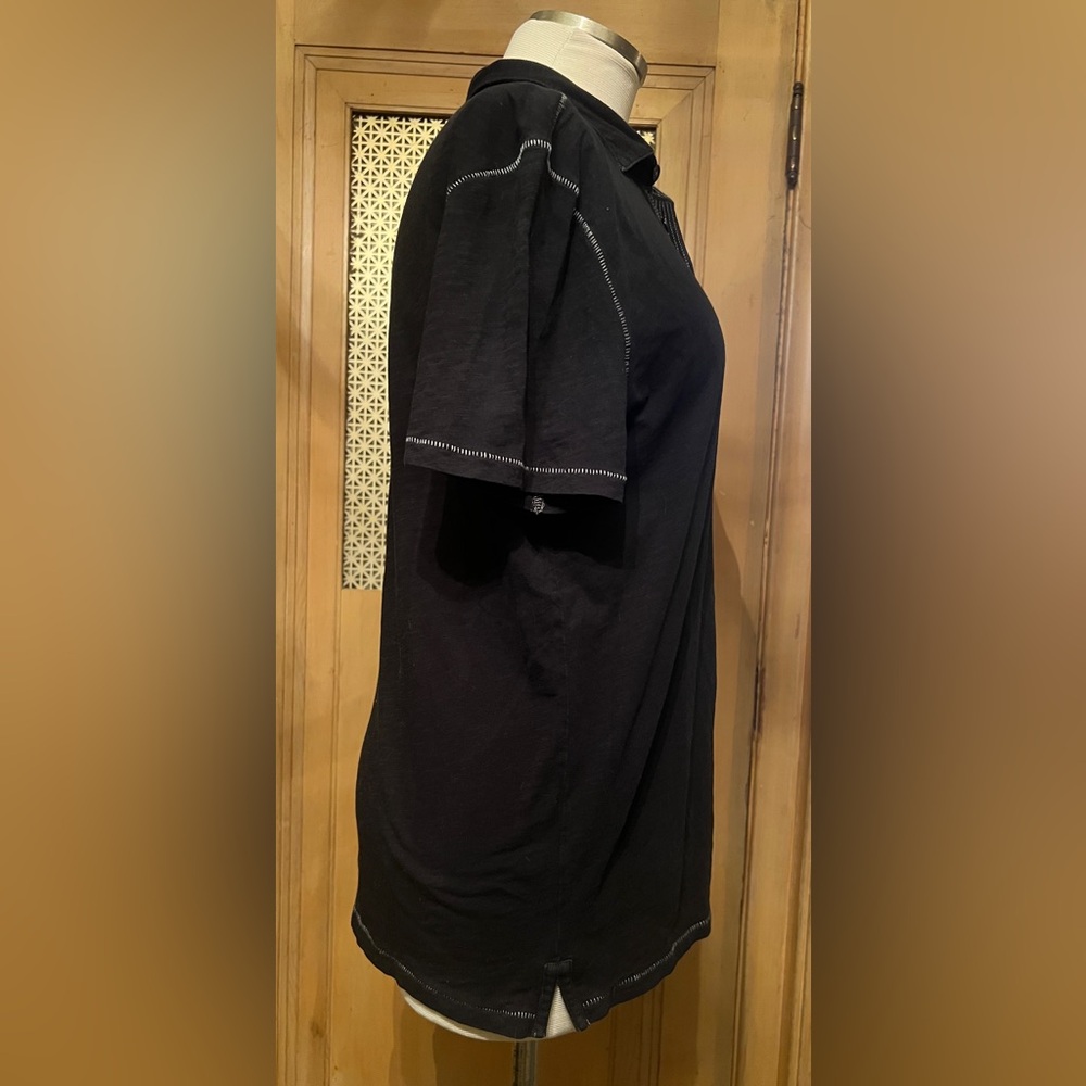 JOHN VARVATOS lightweight polo black M - Picture 4 of 8